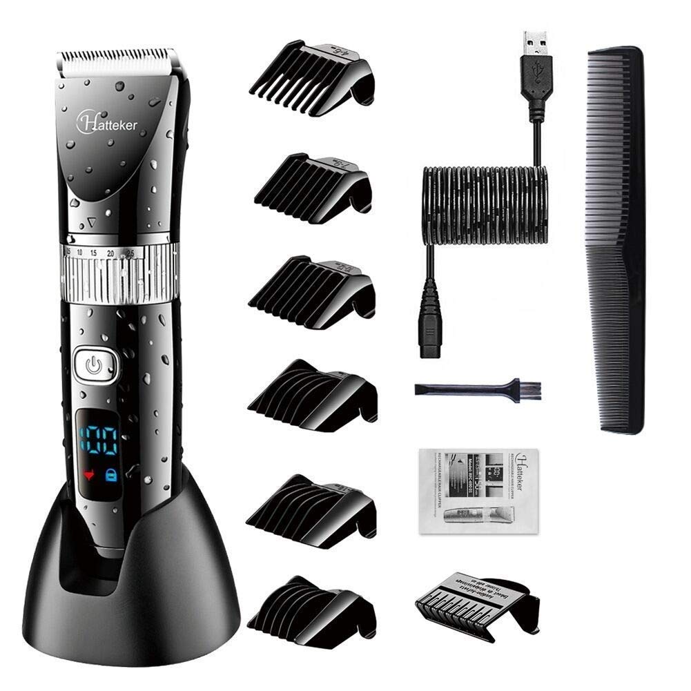 Hatteker Cordless Pro Hair Clipper & Precision Beard Trimmer