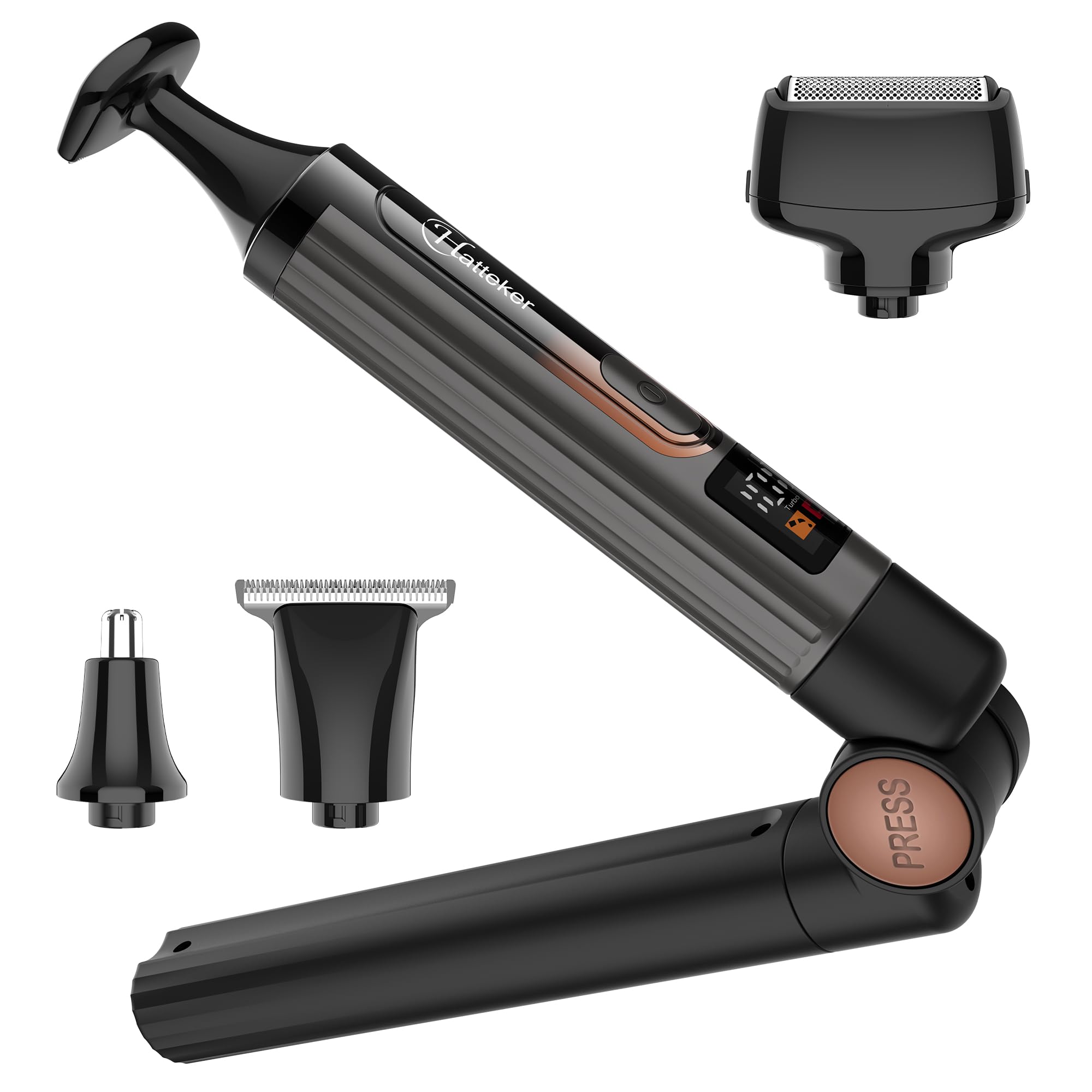 Hatteker Upgraded Back Shaver & Body Trimmer with Extension Handle