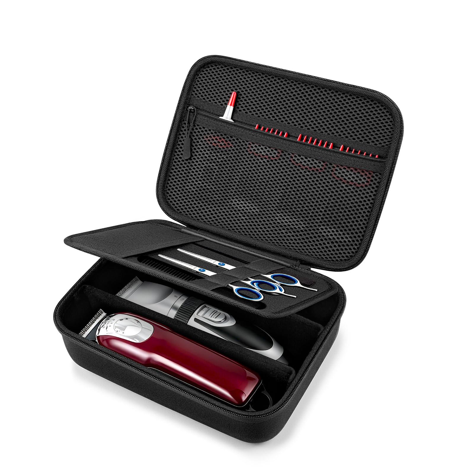 Hatteker Barber Bag Hard Travel Hair Clipper Case for Clippers & Trimmers
