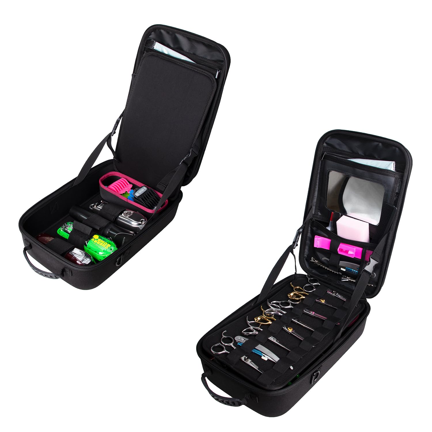 Hatteker Double Layer Hard Travel Case for Hair Clippers